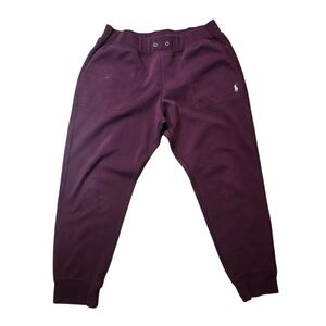 Ralph Lauren Burgundy Joggers Sweatpants Polo
